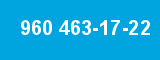 960 463-17-22 960 463-17-22